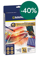 Set creativo ceras Manley 42 piezas