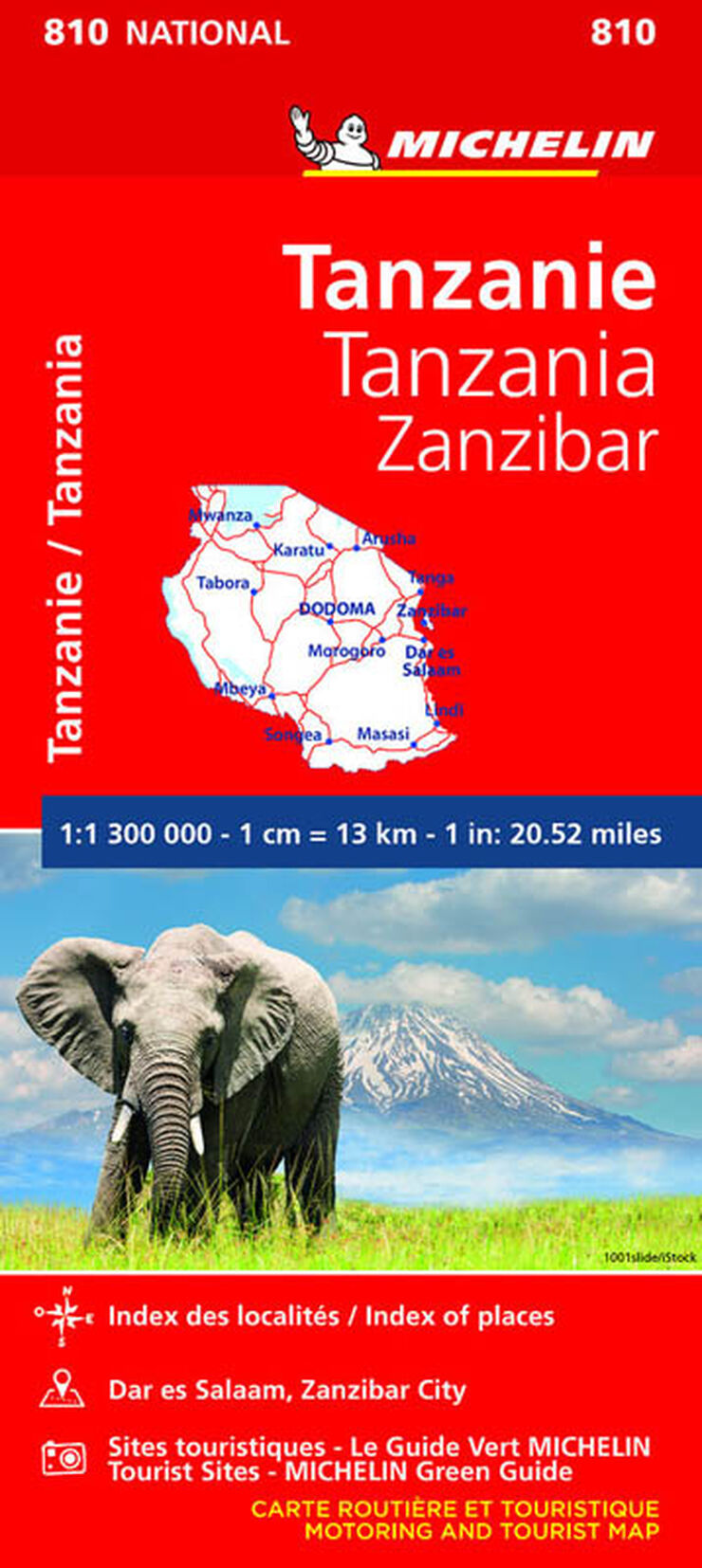 Mapa National Tanzania-Zanzíbar