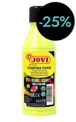 Témpera fosforescent Jovi 250ml groc