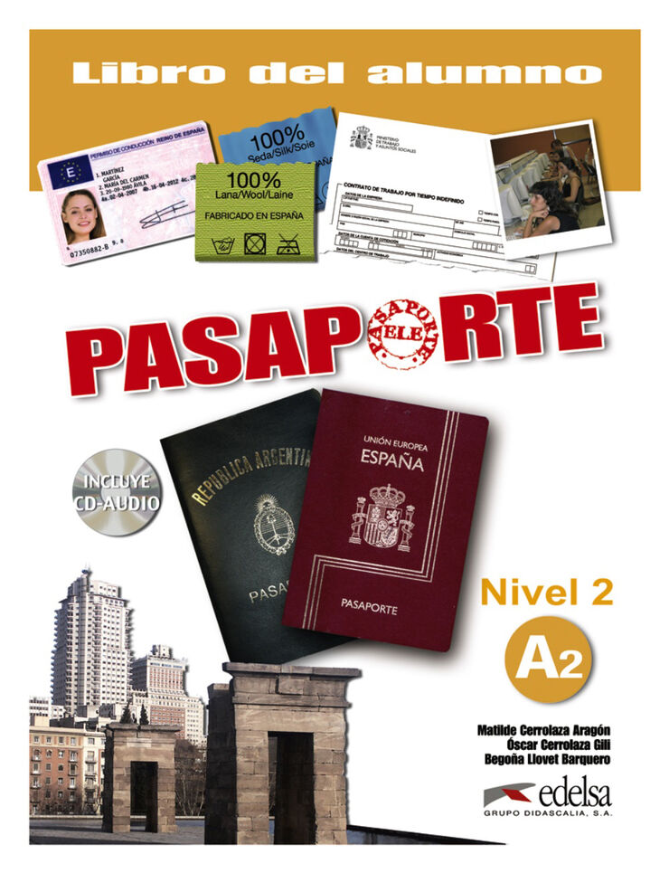 Pasaporte 2 A2 Alumno+Cd