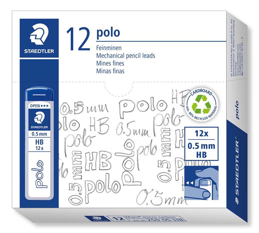 Mines Staedtler Polo 0,5mm HB 12u
