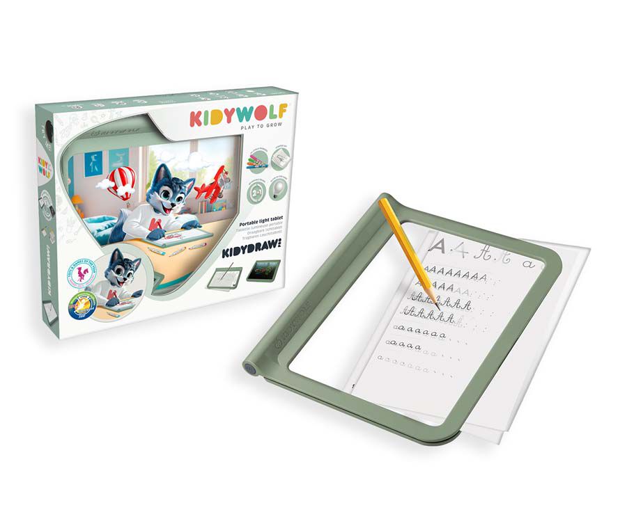Tauleta Lluminosa de Dibuix Kidydraw-Pro verd