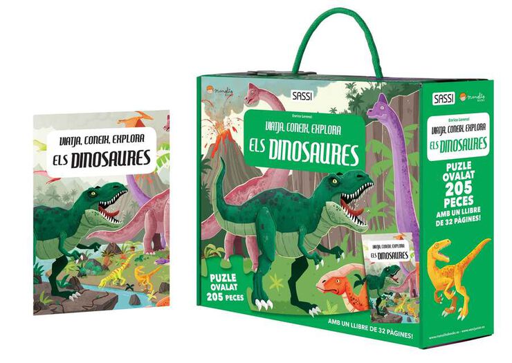 Puzle y Libro Els Dinosaures Puzle y Libro Els Dinosaures