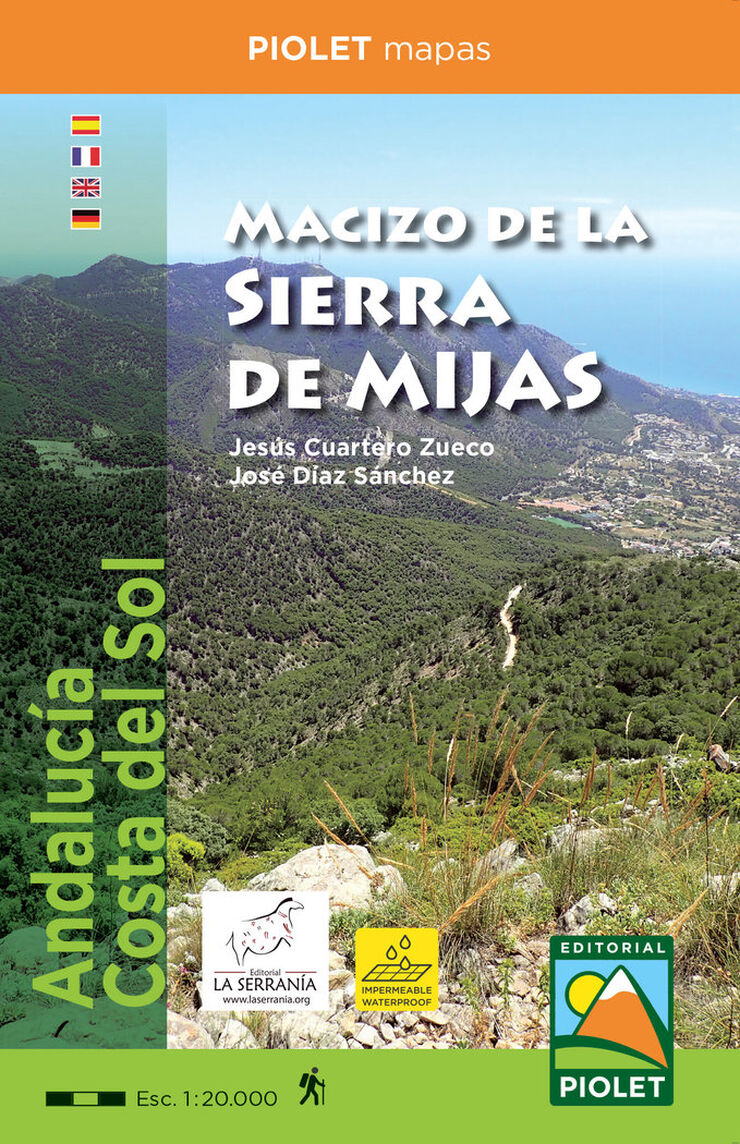 Macizo de la sierra de Mijas 1:20.000