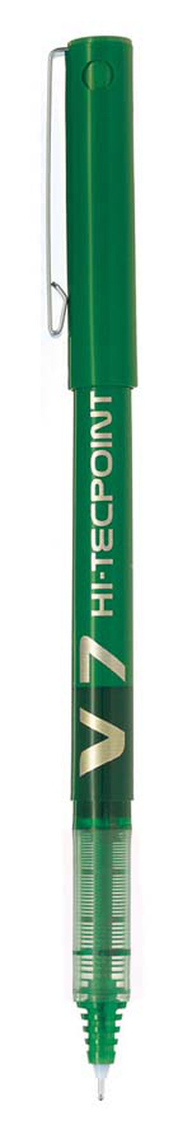 Rollers Pilot V-7 Hi-Tecpoint verde 12u