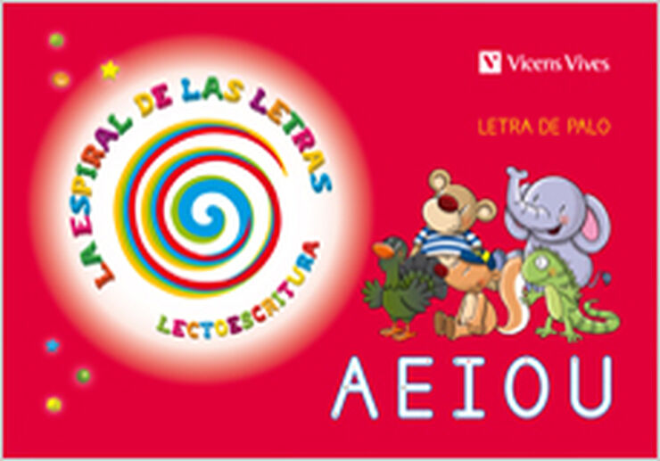 Espiral Letras Palo Infantil 5 Años