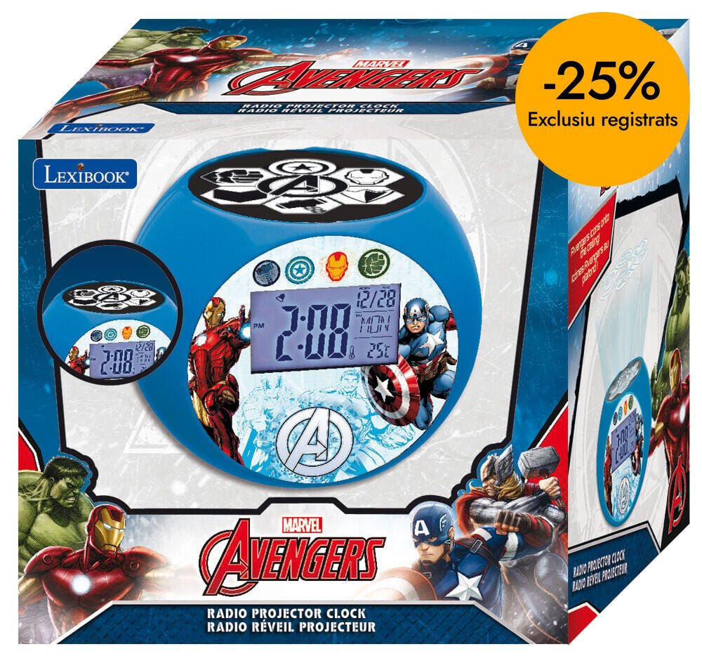 Avengers Reloj Proyector
