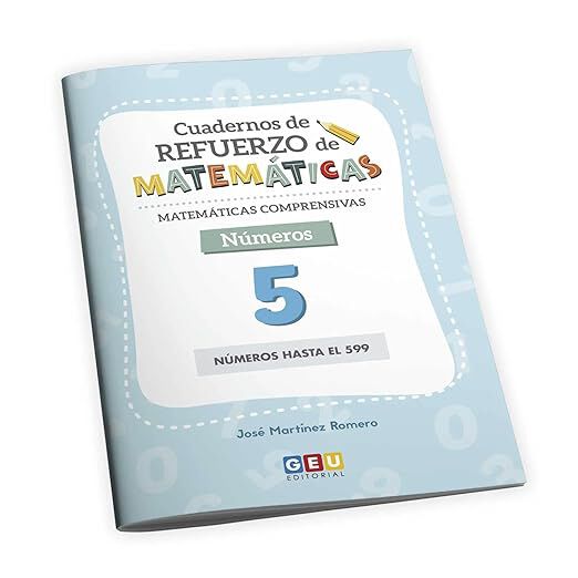 Cuaderno Refuerzo Matem&aacute;ticas 5 - 2&ordm; Primaria GEU