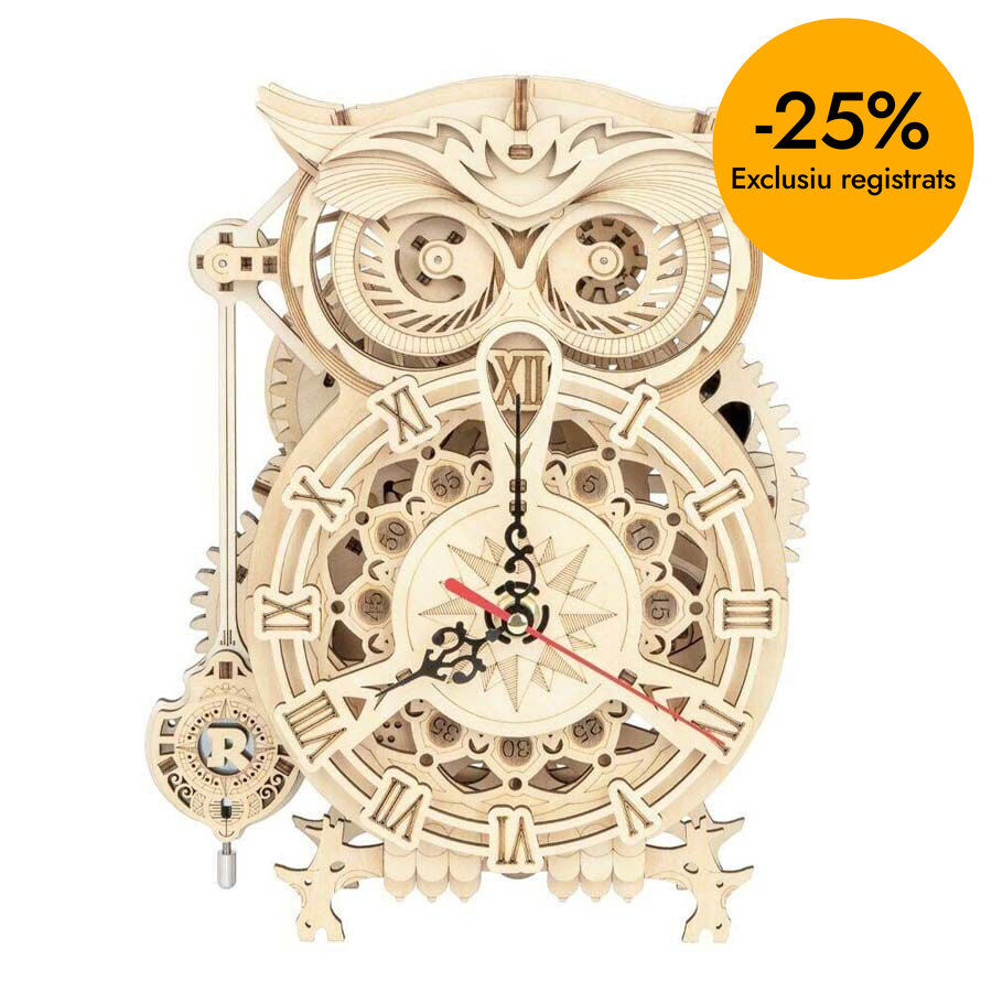Maqueta Rokr Owl Clock