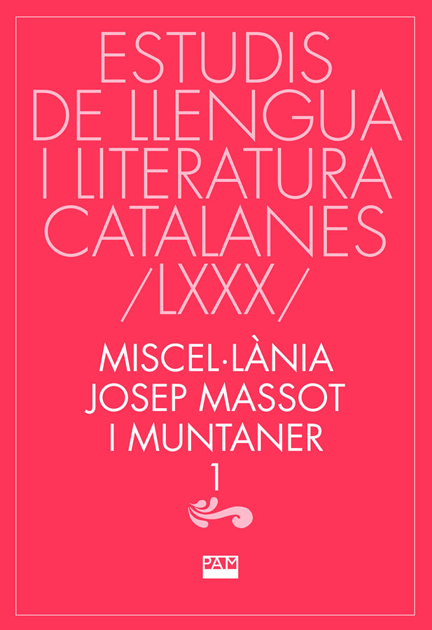 Miscel&middot;l&agrave;nia Josep Massot i Muntaner, 1