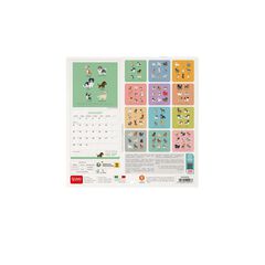 Calendario pared Legami 18X18 2024 Dogs World