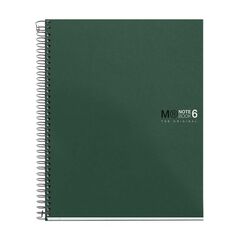 Notebook 6 Miquelrius A5 150 fulls 5x5 caqui
