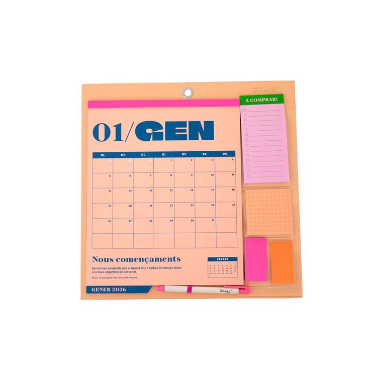 Calendario pared Iman 2026 cat No apte per a avorrits