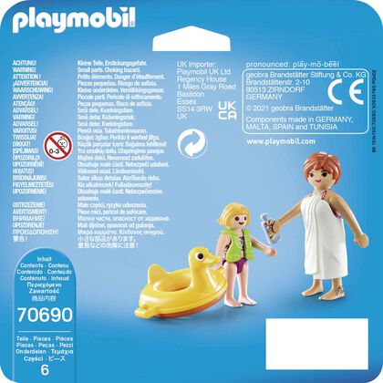 Playmobil Duo Pack Vacaciones bañistas (70690)