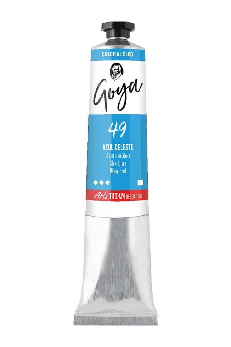 Pintura al &oacute;leo Goya 20ml azul cielo