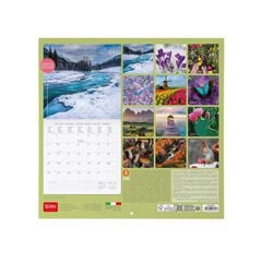 Calendario pared Legami 30x29cm 2026 4 Seasons