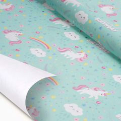 Papel de regalo Legami Unicornio 70x200