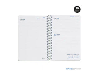 Agenda Escolar Activa D/P Mult. 2026-2027 Lab. Rosa