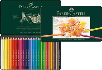 Faber-Castel Pitt Pastell - Lápices de colores en estuche de metal, 36  unidades (paquete de 1), surtido