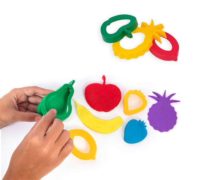 Moldes para pasta modelar Frutas Jovi 6u