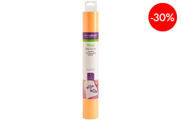 Iron-on glitter fluorescent 30,5x30,5cmcm taronja