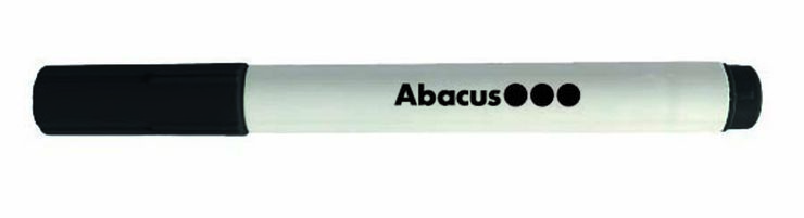 Marcador Pissarra blanca Abacus negre