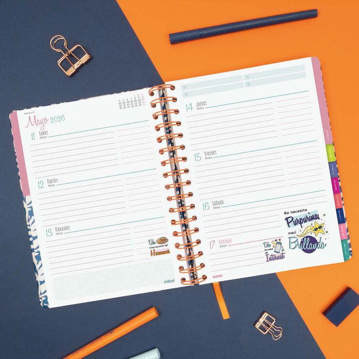 Agenda Finocam Talkual 1/4 sem/vista horizontal cas 2026 Aquí