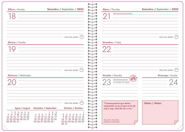 Agenda Escolar Abacus 20232024 Català Abacus Online