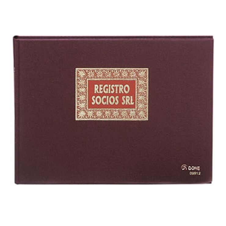 Llibre Registre Socis Foli SRL 100 fulls
