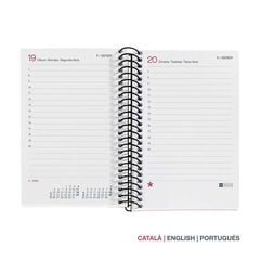 Agenda Espiral Miquelrius Caddy día/pág catalán 2026 City rojo