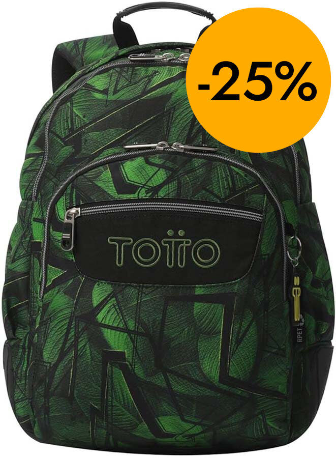 Mochila Totto Rayol Jhony Jungle