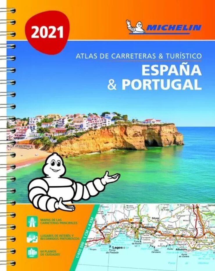 España & Portugal (formato A-4) (Atlas de carreteras y turístico )