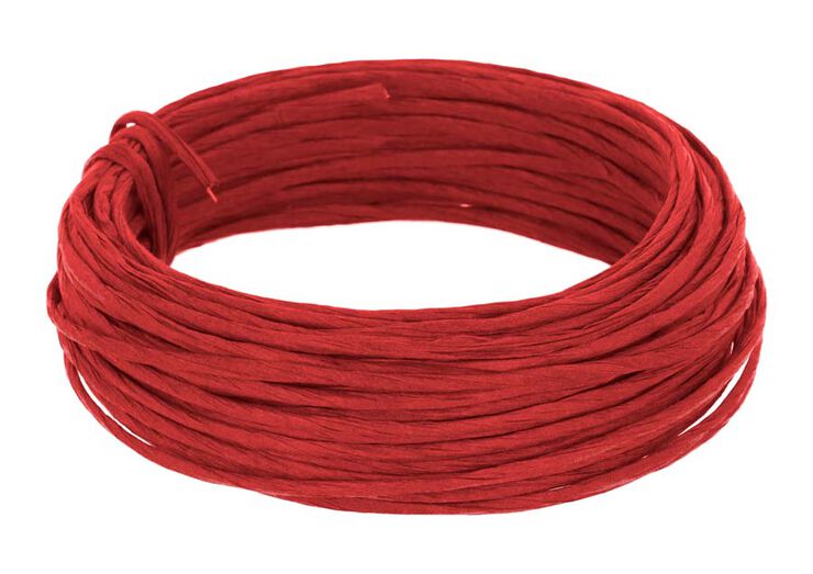Hilo Aluminio Papel Innspiro rojo 3mm 10m