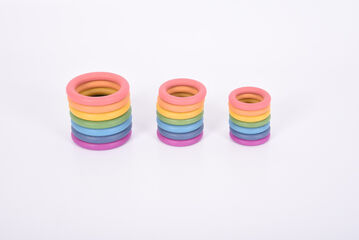 Anillas de madera Rainbow