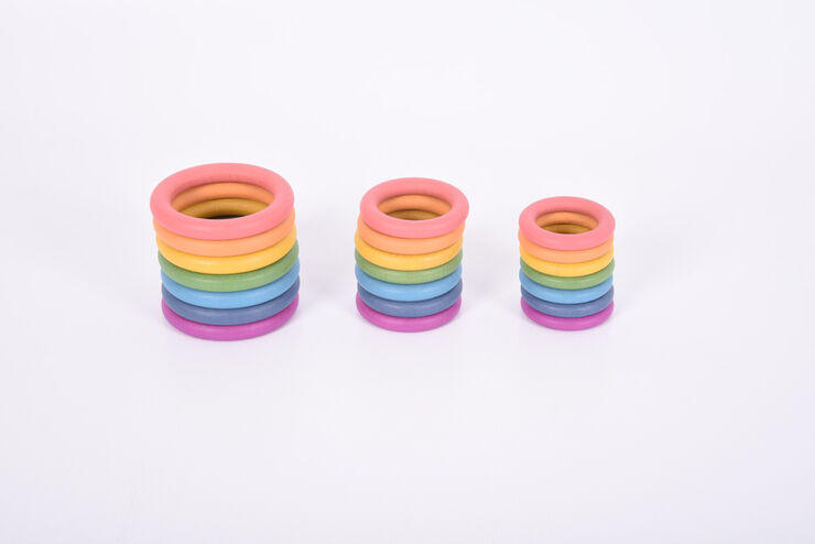 Anillas de madera Rainbow