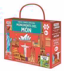 Llibre y puzle Monuments del m&oacute;n 100 peces