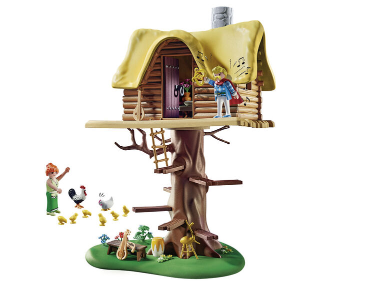 Playmobil Astérix Asurancetúrix amb casa al arbre 71016