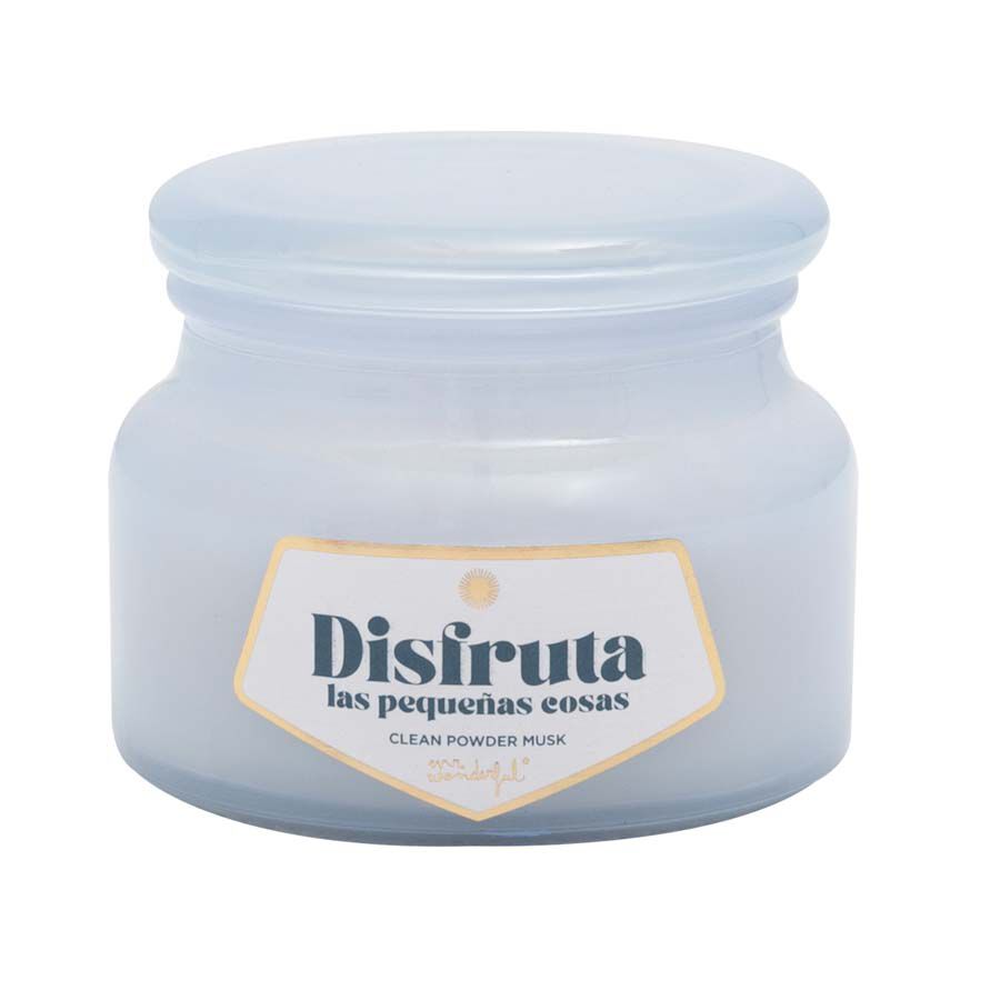 Vela arom&aacute;tica Mr. Wonderful Disfruta las peque&ntilde;as cosas