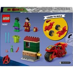 LEGO® Super Héroes Iron Man con Moto y Hulk 76287