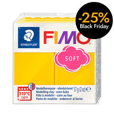 Pasta modelar Fimo Soft 57g groc girassol