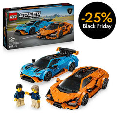 LEGO® Speed Champions Lamborghini Revuelto y Huracán STO 77238