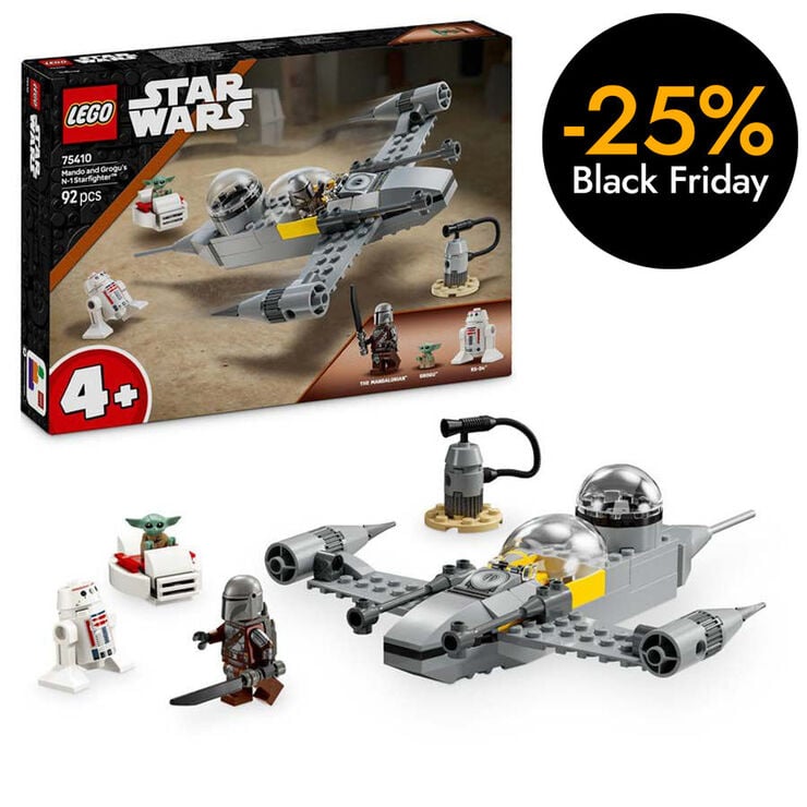 LEGO® Star Wars TM Caça Estel·lar N-1 de Mando i Grogu 75410