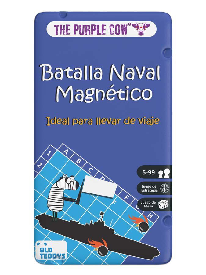 Juego de Viaje en Lata Magn&eacute;tico - Batalla Naval