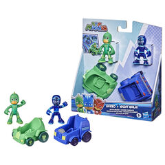 Set de Figures Pilots i Cotxe Al Combat Pj Masks Assort assortits