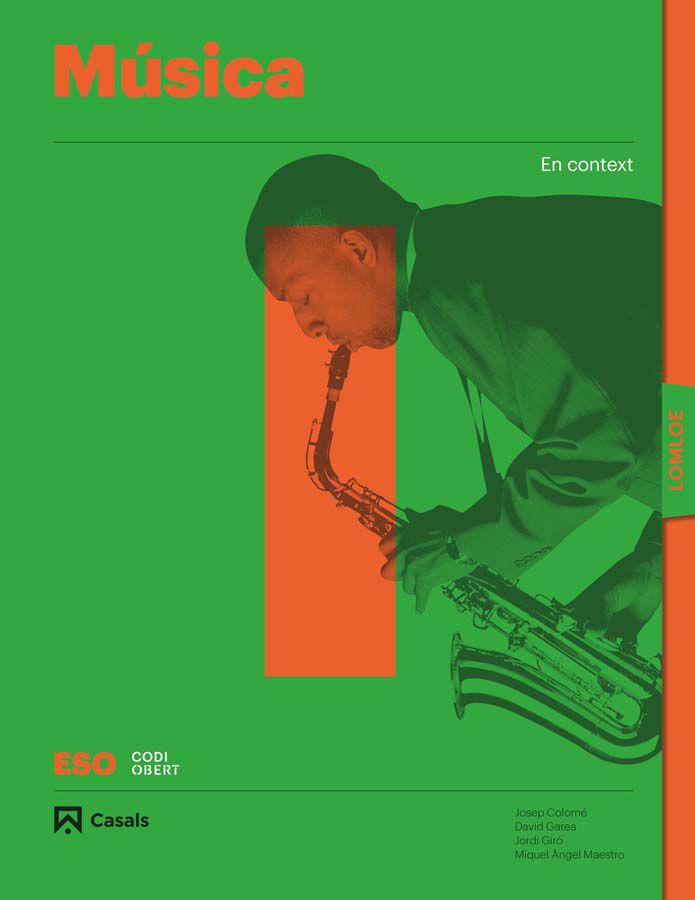 M&uacute;sica 1&ordm; ESO LOMLOE Ed. Casals