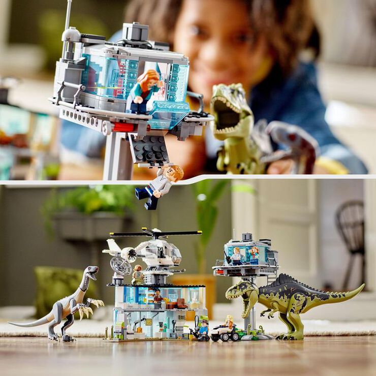 LEGO® Jurassic World Ataque del Giganotosaurio y el Therizinosaurio 76949