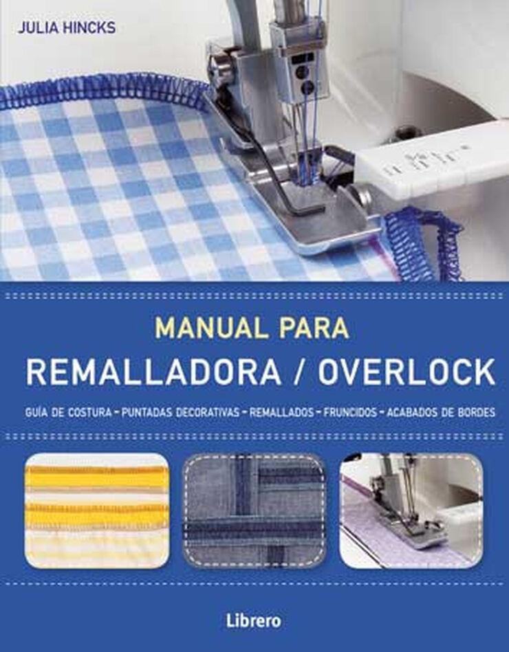 Manual para remalladora/overlock