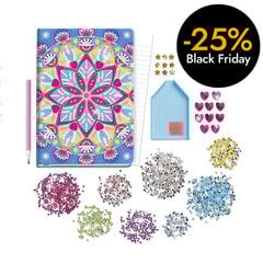 Llibre Decora Amb Diamants Mandala Blau