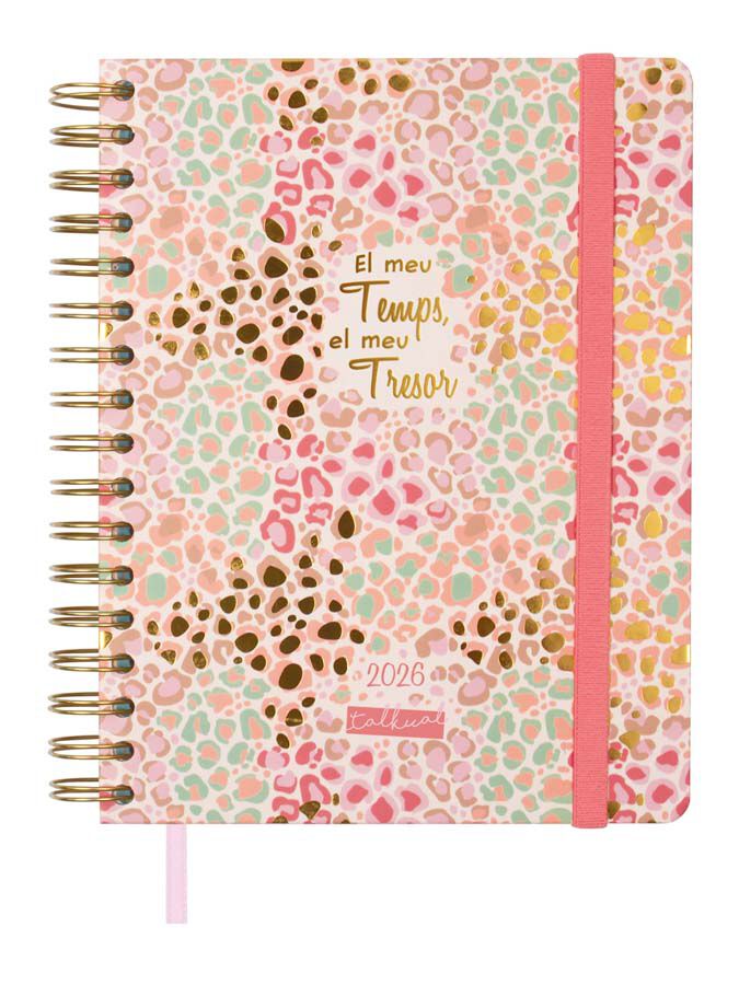 Agenda Finocam Talkual 1/4 sem/vista horizontal cat 2026 Oro