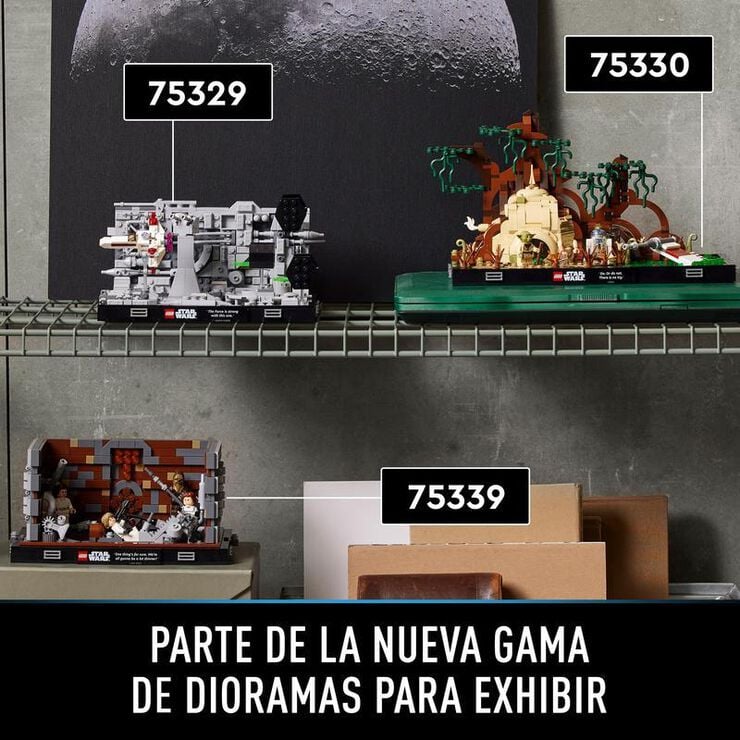 LEGO® Star Wars Diorama: Ataque a la Estrella de la Muerte 75329